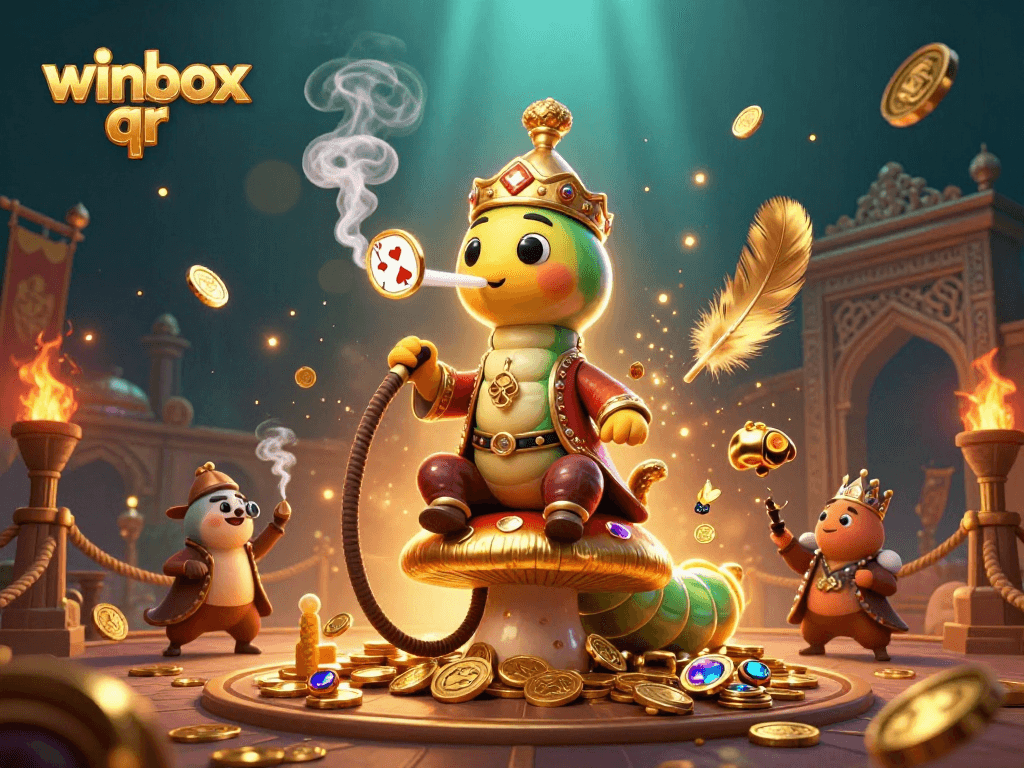 Winbox QR reveals thrilling poker action in a vibrant, exotic casino setting.