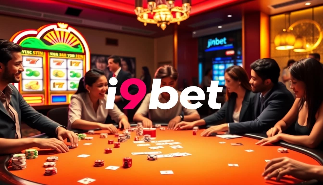 Experience the thrill of i9bet with lively casino tables and exciting gameplay elements.