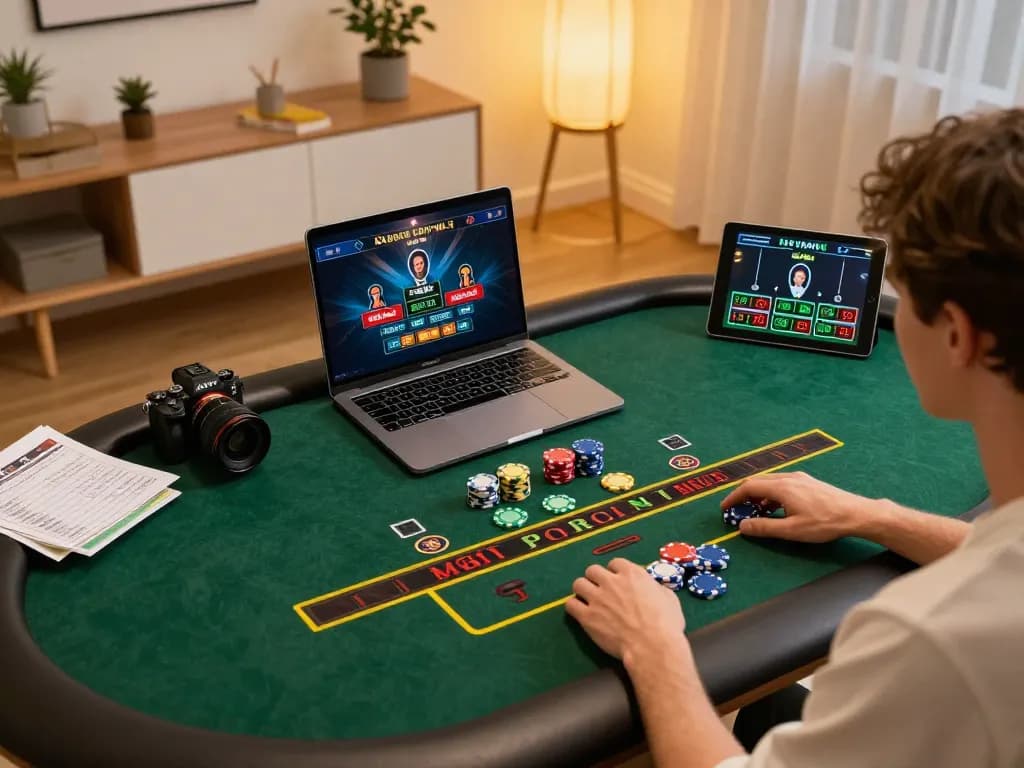 May88 player placing bets in dynamic online casino environment with live dealer game.