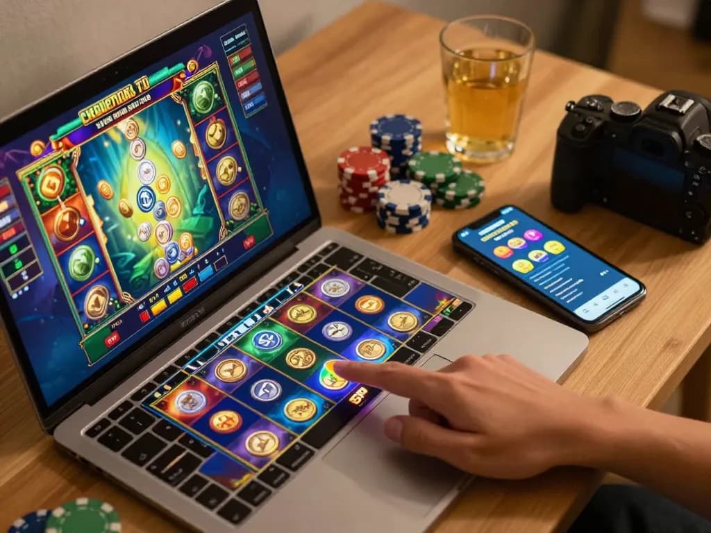 Rasakan sensasi bermain dengan aplikasi slot link alternatif dasi4d, menampilkan permainan santai di rumah.
