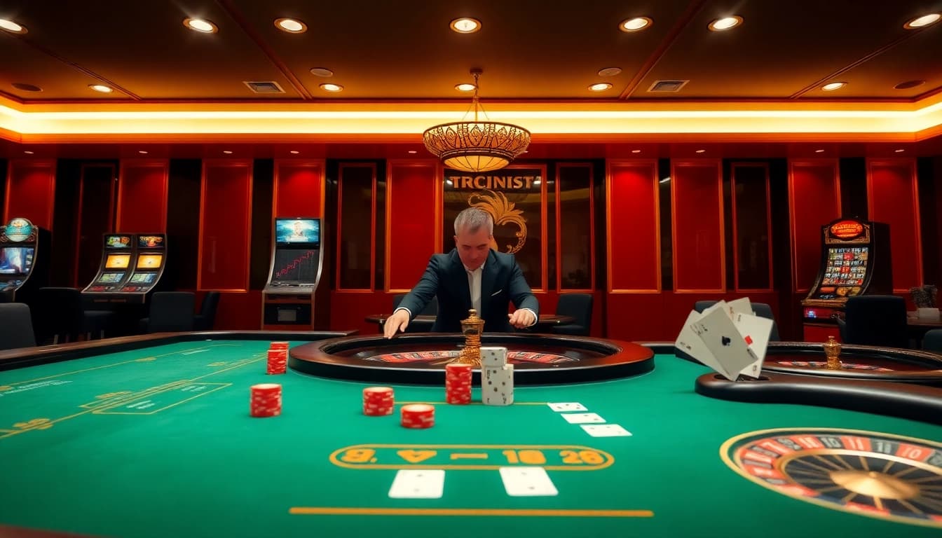 Lô Đề Trực Tuyến offers engaging online gambling experiences with vibrant casino visuals.