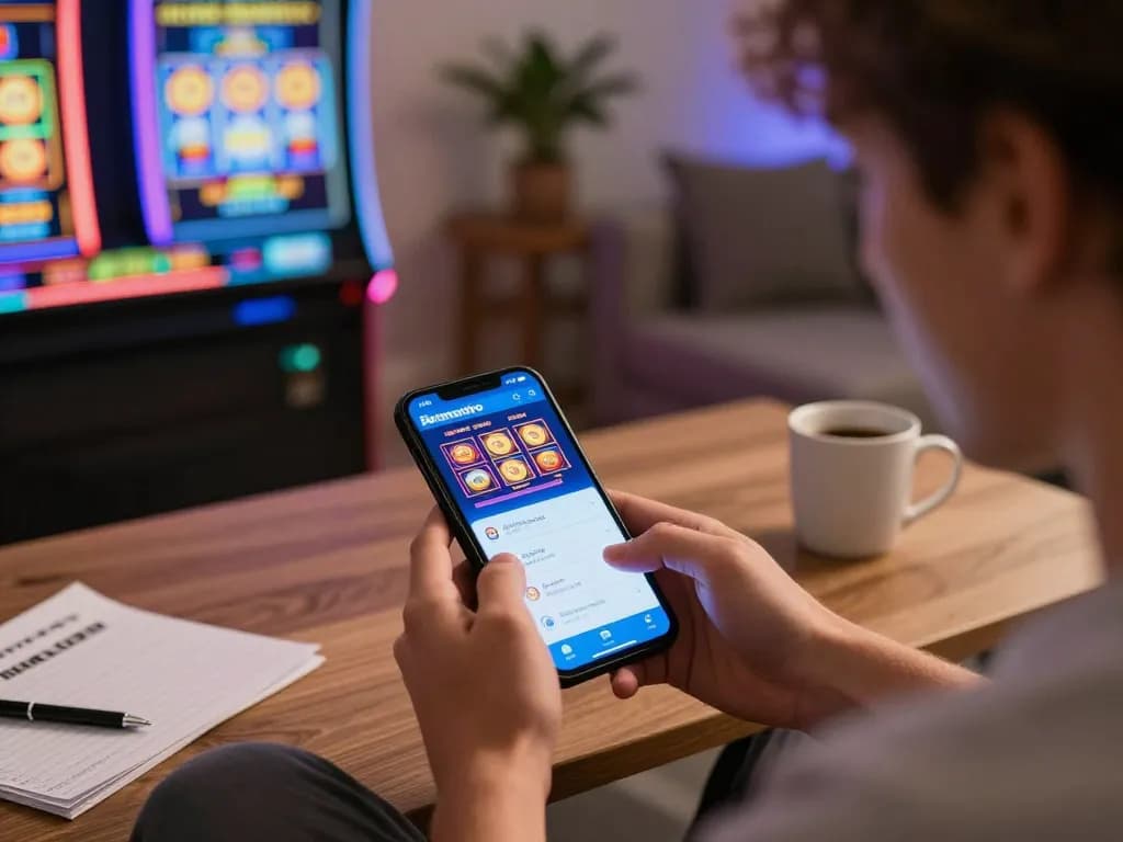Engaged user playing on Betmentoto platform, enjoying immersive mobile gaming experience on hoorayblog.