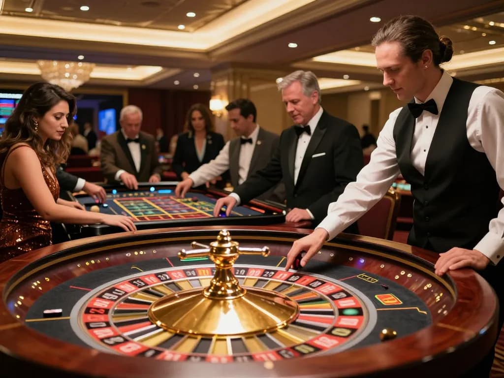 Experience the thrill of SC88 BET with live roulette action at a luxury casino.