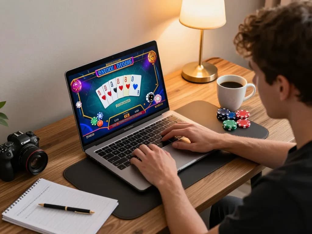 Engaging online poker gameplay with a user on tr88, showcasing decision-making and strategy.