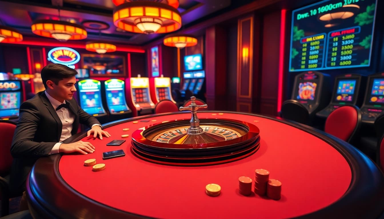 Experience the excitement of gambling at https://sunwin11.sh/ with our vibrant casino scene showcasing thrilling plays.
