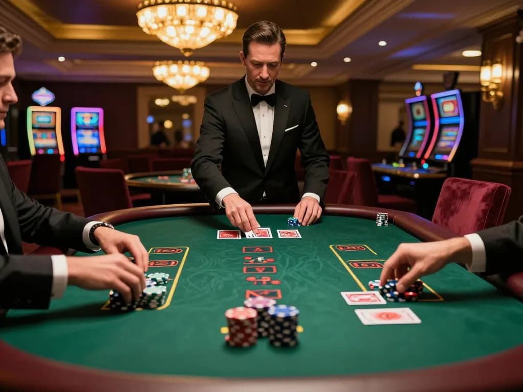 Experience thrill at red88's blackjack table with engaging gameplay and sophisticated atmosphere