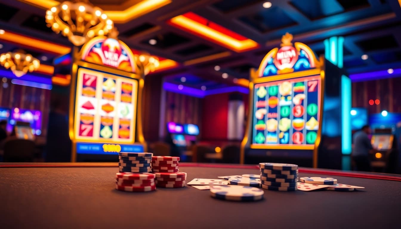 Engaging visual representation of the pen4d login on an elegant online gambling platform with casino elements.