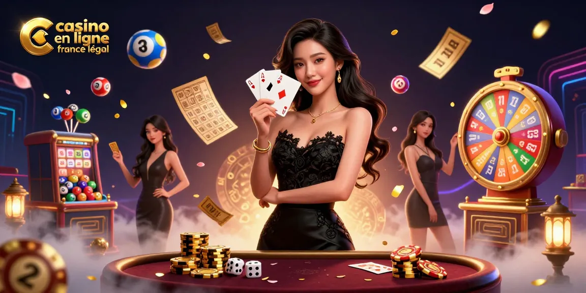 Jouez à des jeux de cartes gagnants au casino en ligne France légal avec des éléments vibrants autour de vous.