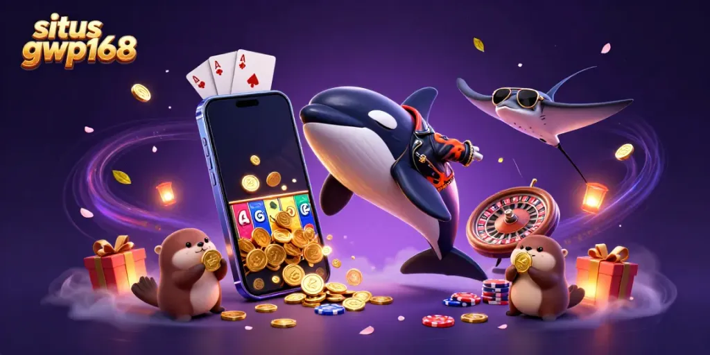 Menangkan emas di situs gwp168 dengan karakter lucu dan elemen permainan slot menarik.