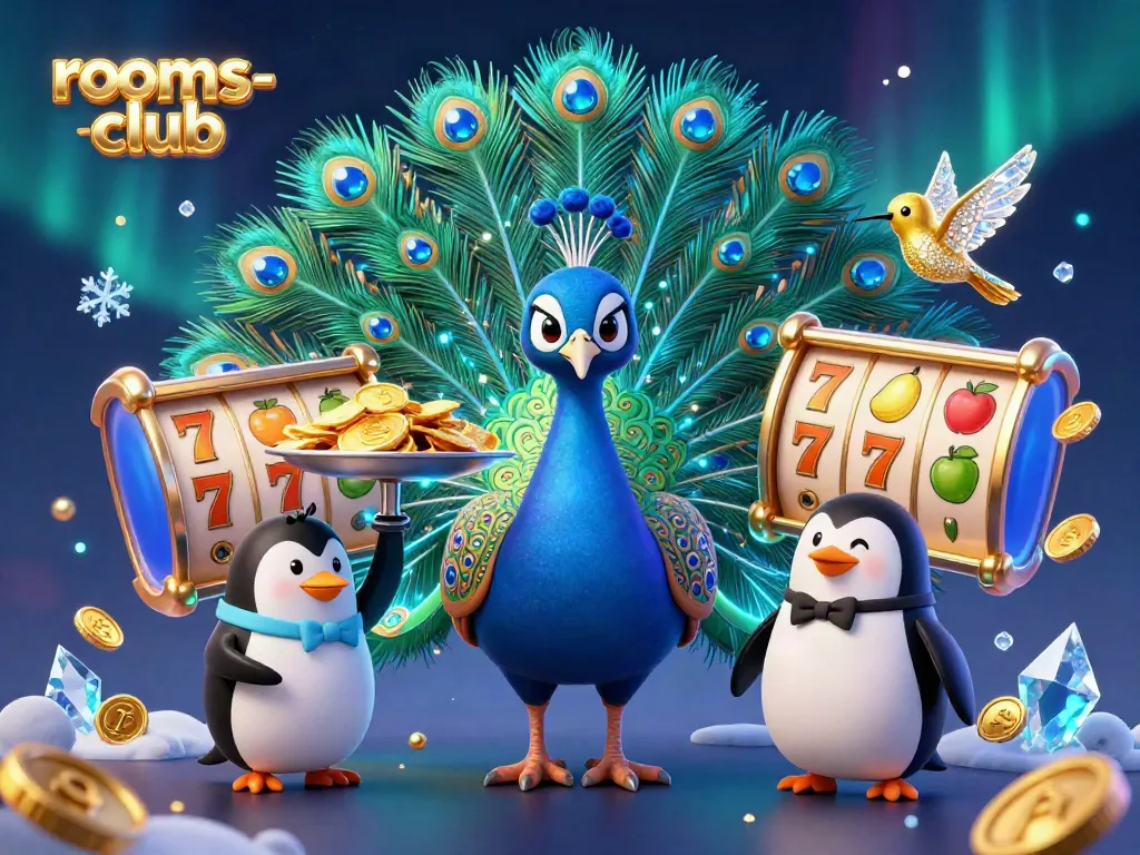 Pemain di rooms-club menikmati slot dengan simbol buah, jackpot, dan akses cepat melalui antarmuka yang menarik.
