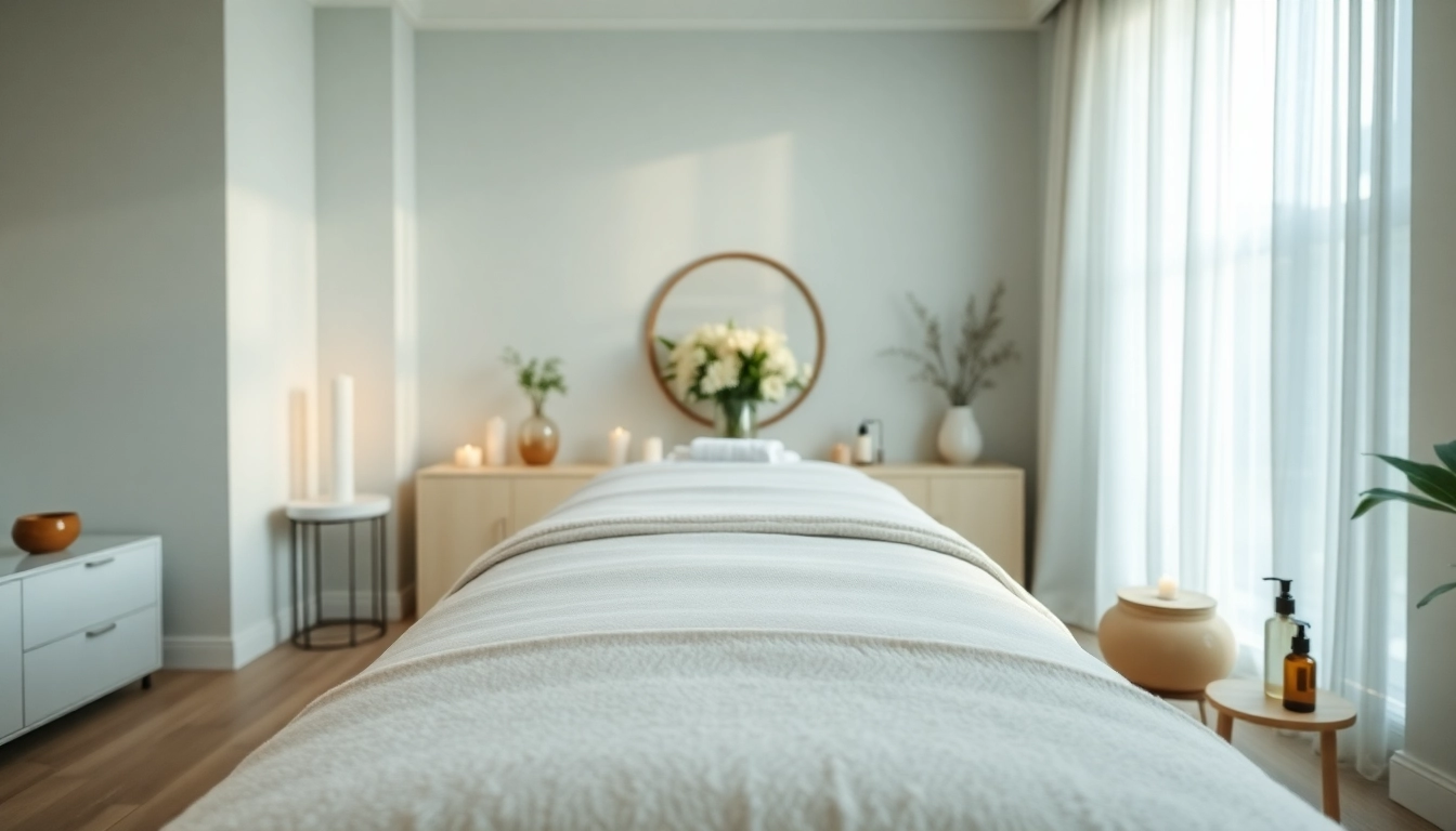Peaceful home massage setup for 평택출장마사지 with essential oils and calming decor.
