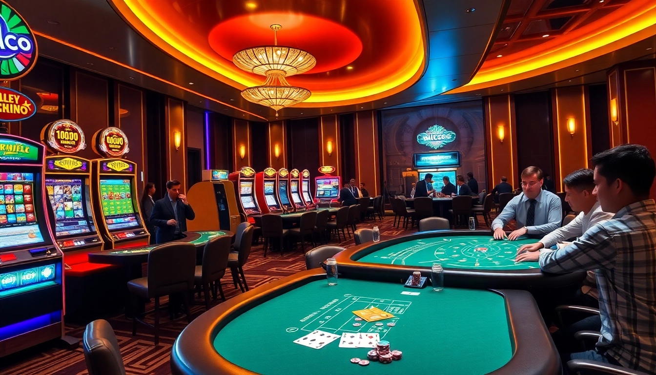 Sodocasino buzzes with excitement as players engage at luxurious blackjack and poker tables.