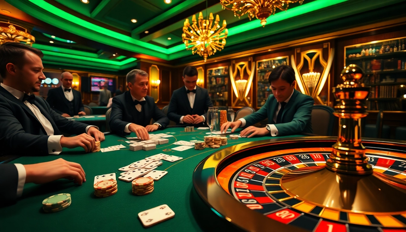 SODO66 engages players in thrilling poker action at a luxurious gaming table with vibrant colors.