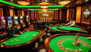 Experience the thrill of ph365 register as players engage in high-stakes casino games with luxurious ambience.