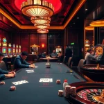 Engage in thrilling gambling at MB66 with intense poker action and elegant casino decor.