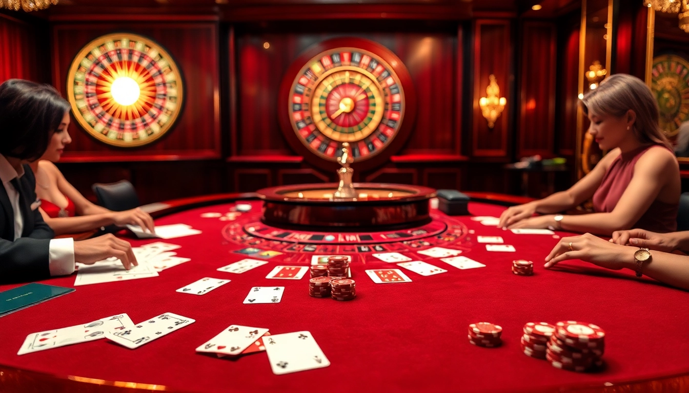 Experience the thrill of baccarat at https://xx88.us/ with elegant players and vibrant casino elements.
